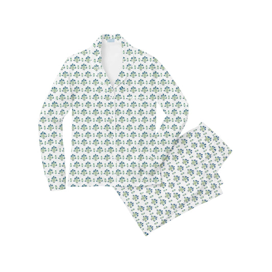 Posy Floral Block Women’s Long Pajama Set