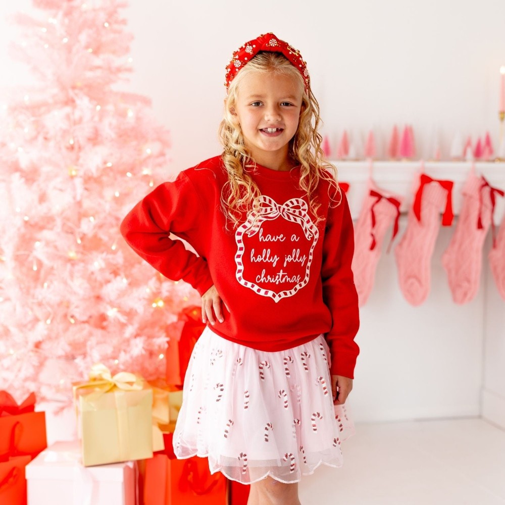 Candy Cane Swirl Christmas Gemstone Headband|13514