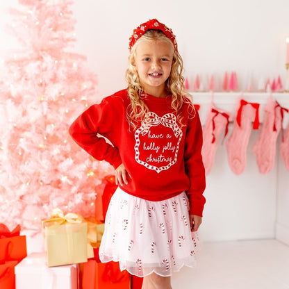 Candy Cane Swirl Christmas Gemstone Headband|13514