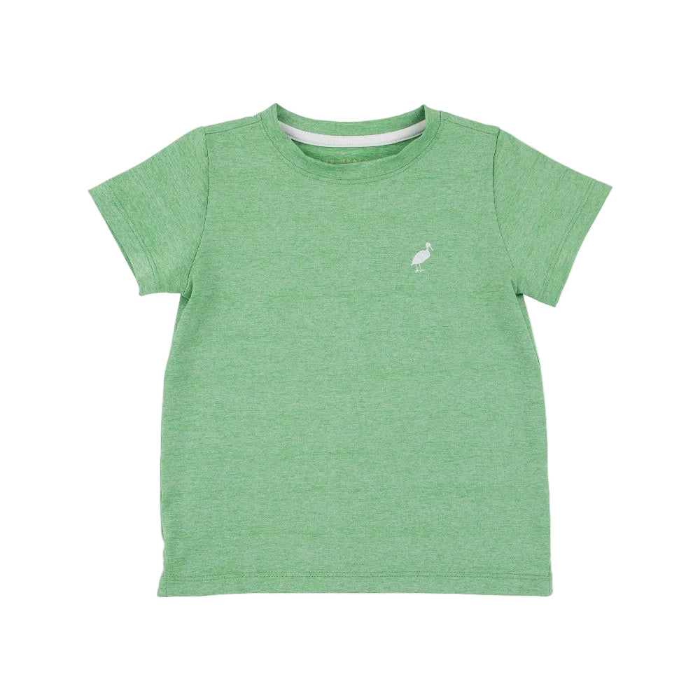 Prepletic™ Carter Crewneck - Grafton Green/Worth Ave White|11697