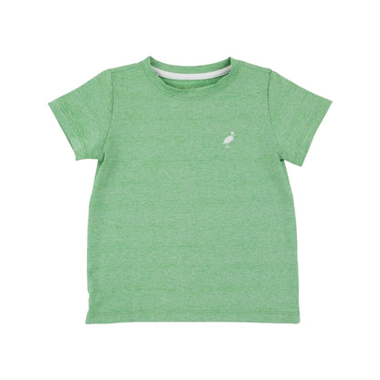 Prepletic™ Carter Crewneck - Grafton Green/Worth Ave White|11697