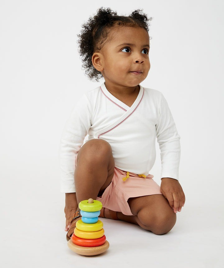 Crossbody One-Piece, Rose Piping|9444