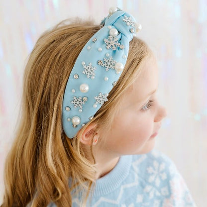 Snowflake Gemstone Headband|13530