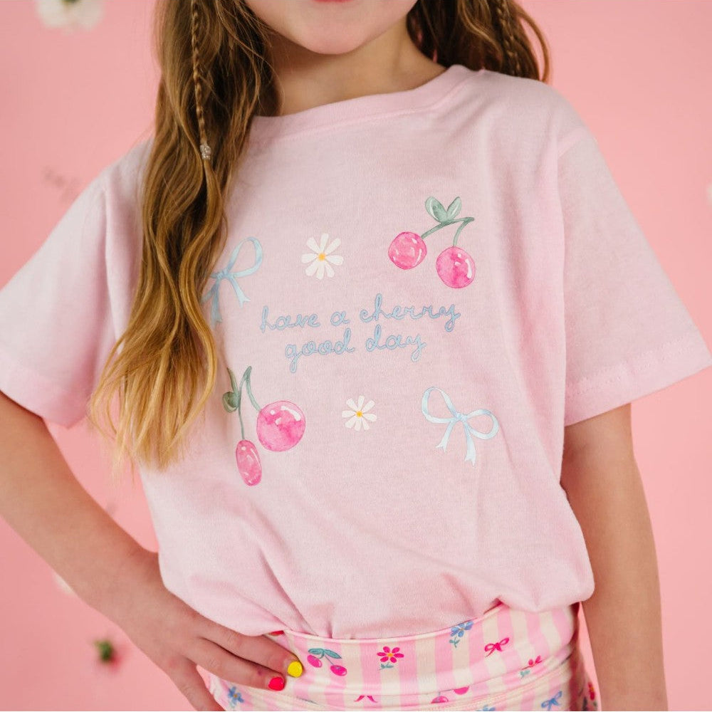 Cherry Good Day S/S T-shirt - Ballet|13481