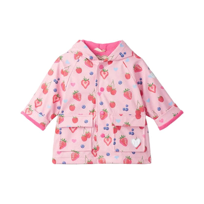 Summer Berries Snap Rain Coat|11190