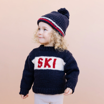 Navy SKI Sweater|6197