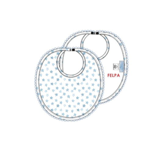 Little Stars Basics Bib-Ocean Blue|13190
