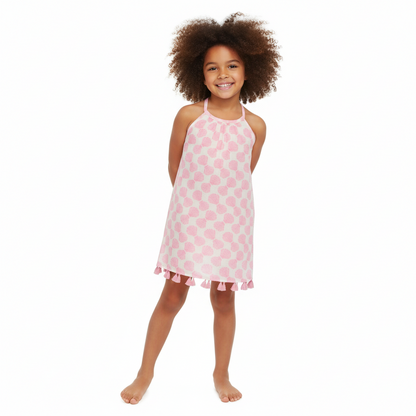Mini Chantal Sundress- Shell Beach Pink|11781