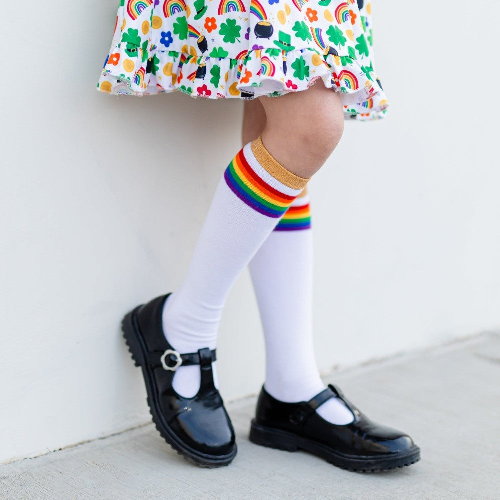 Lucky Stripe Knee High Socks|11028