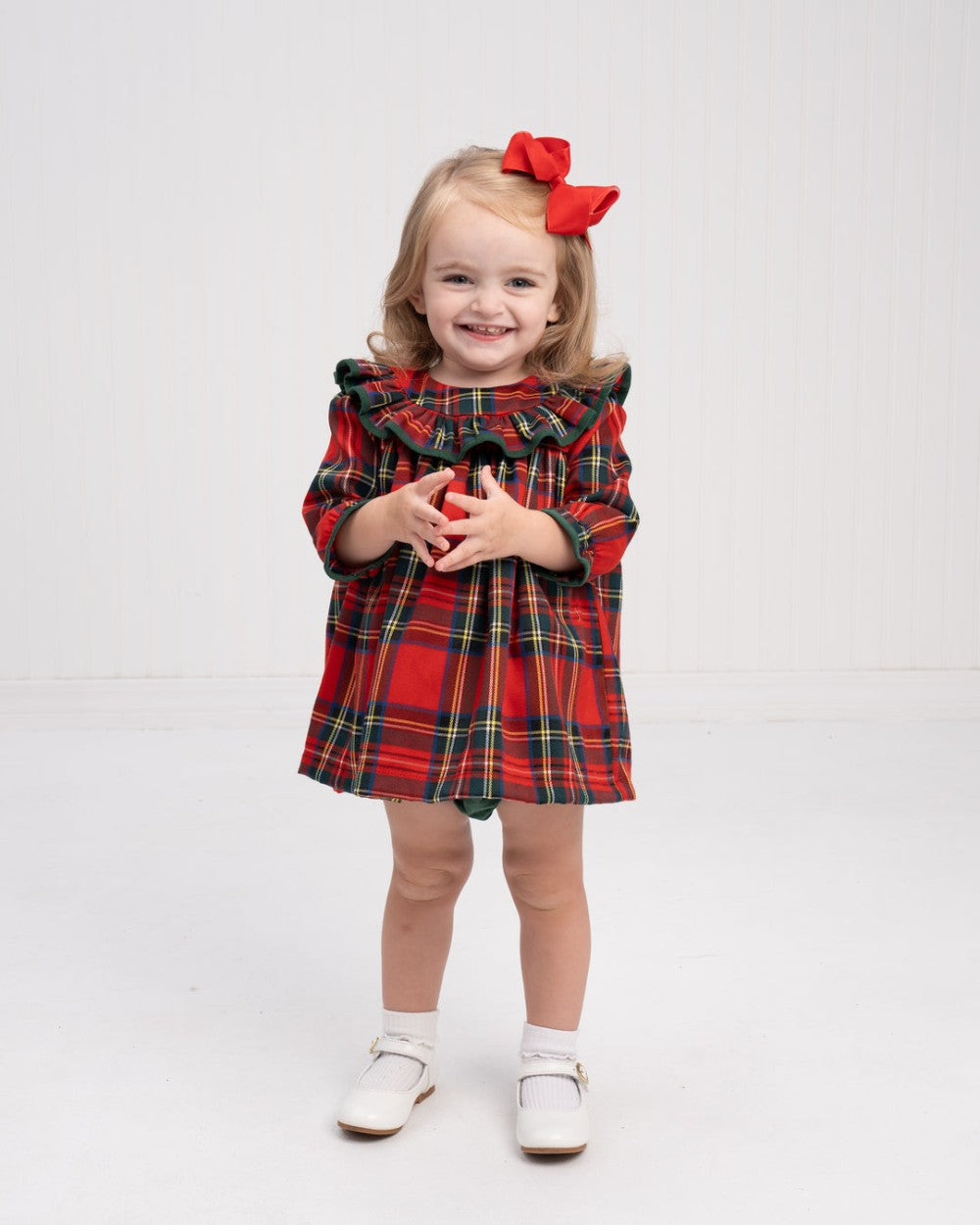 Layla Yuletide Tartan Bloomer Set|13274