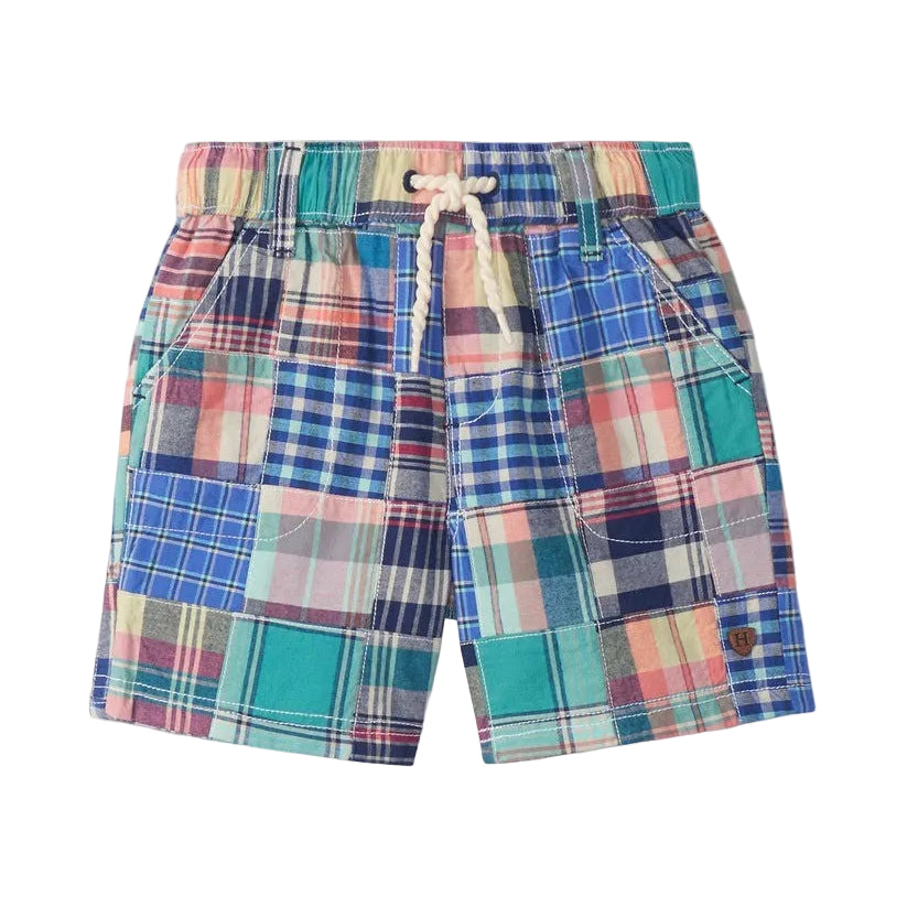 Vintage Summer Madras Woven Shorts|10852