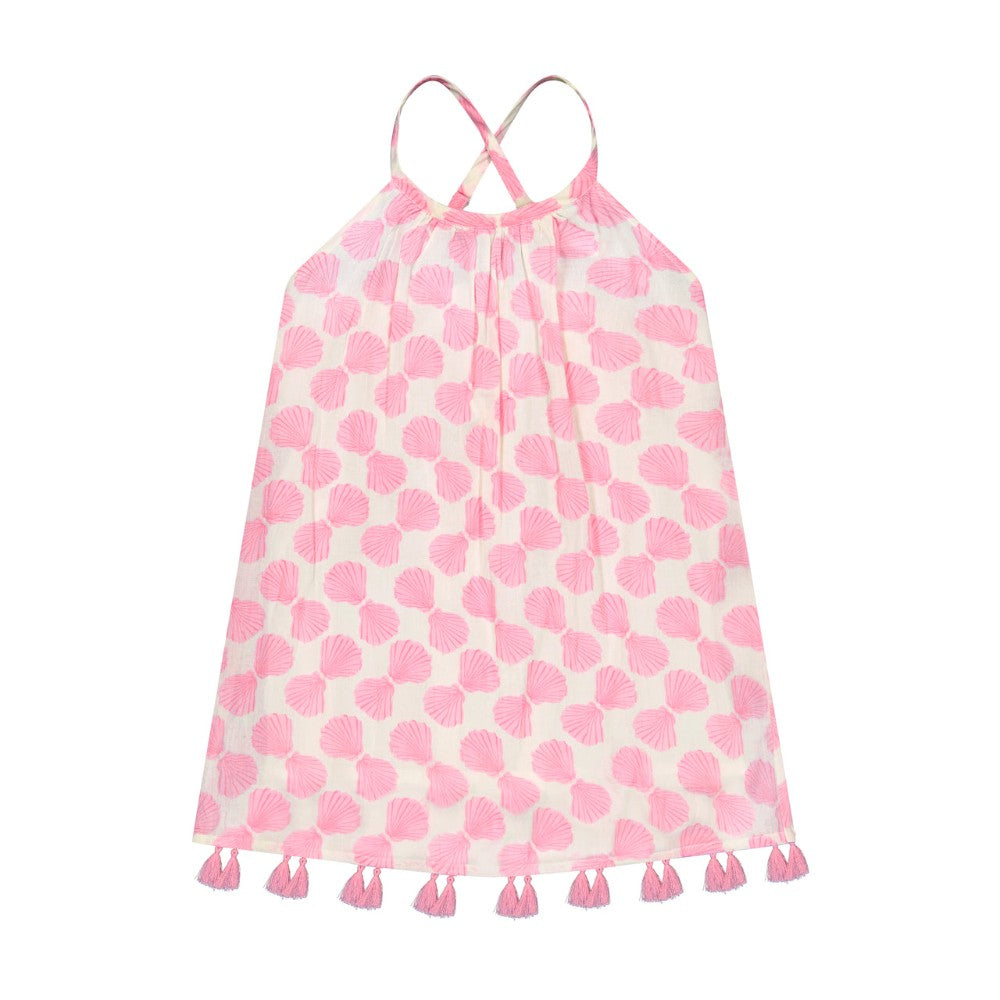 Mini Chantal Sundress- Shell Beach Pink|11778