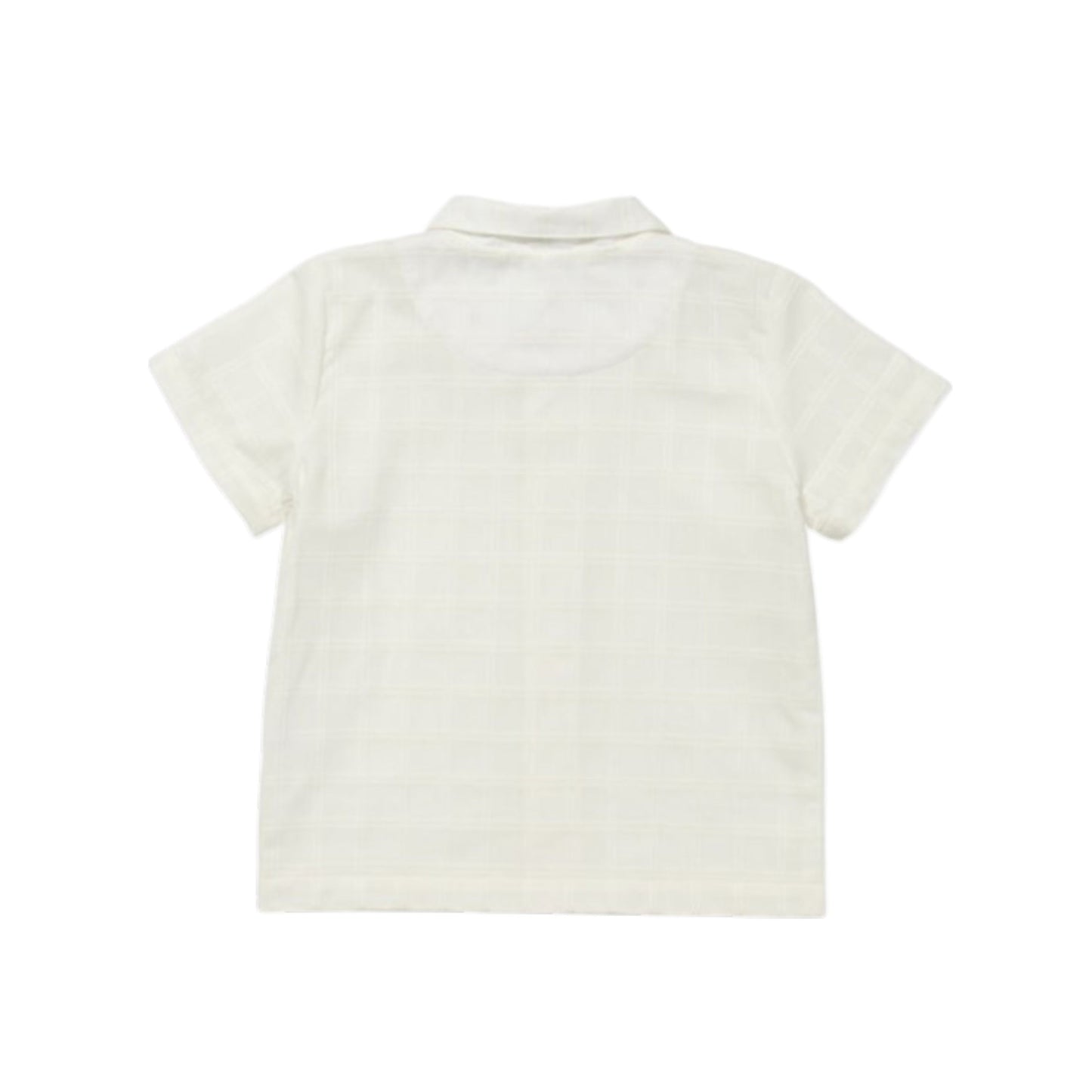 Robinson Shirt, Cream Windowpane