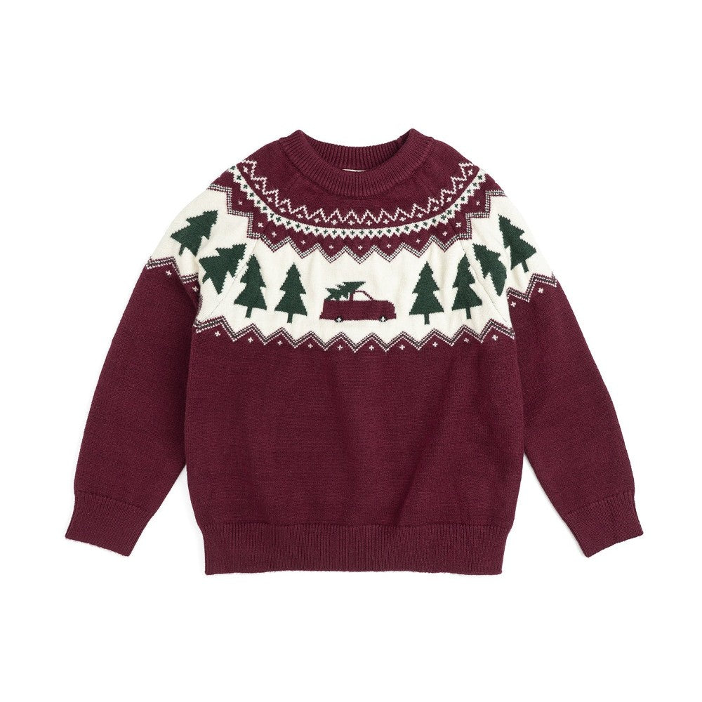Christmas Truck Fair Isle Sweater|13247