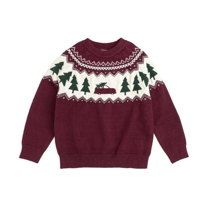 Christmas Truck Fair Isle Sweater|13247
