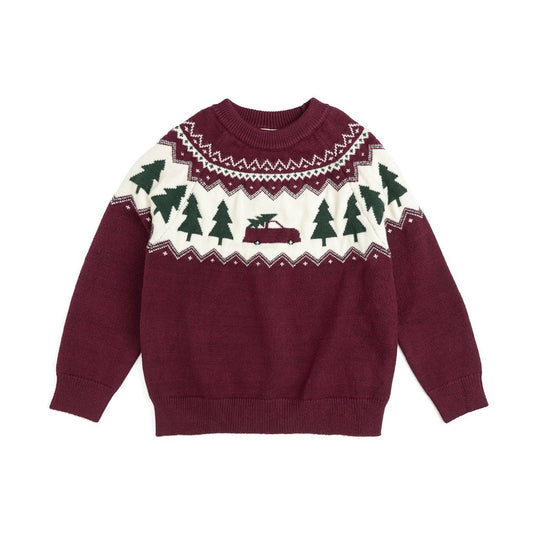 Christmas Truck Fair Isle Sweater|13247