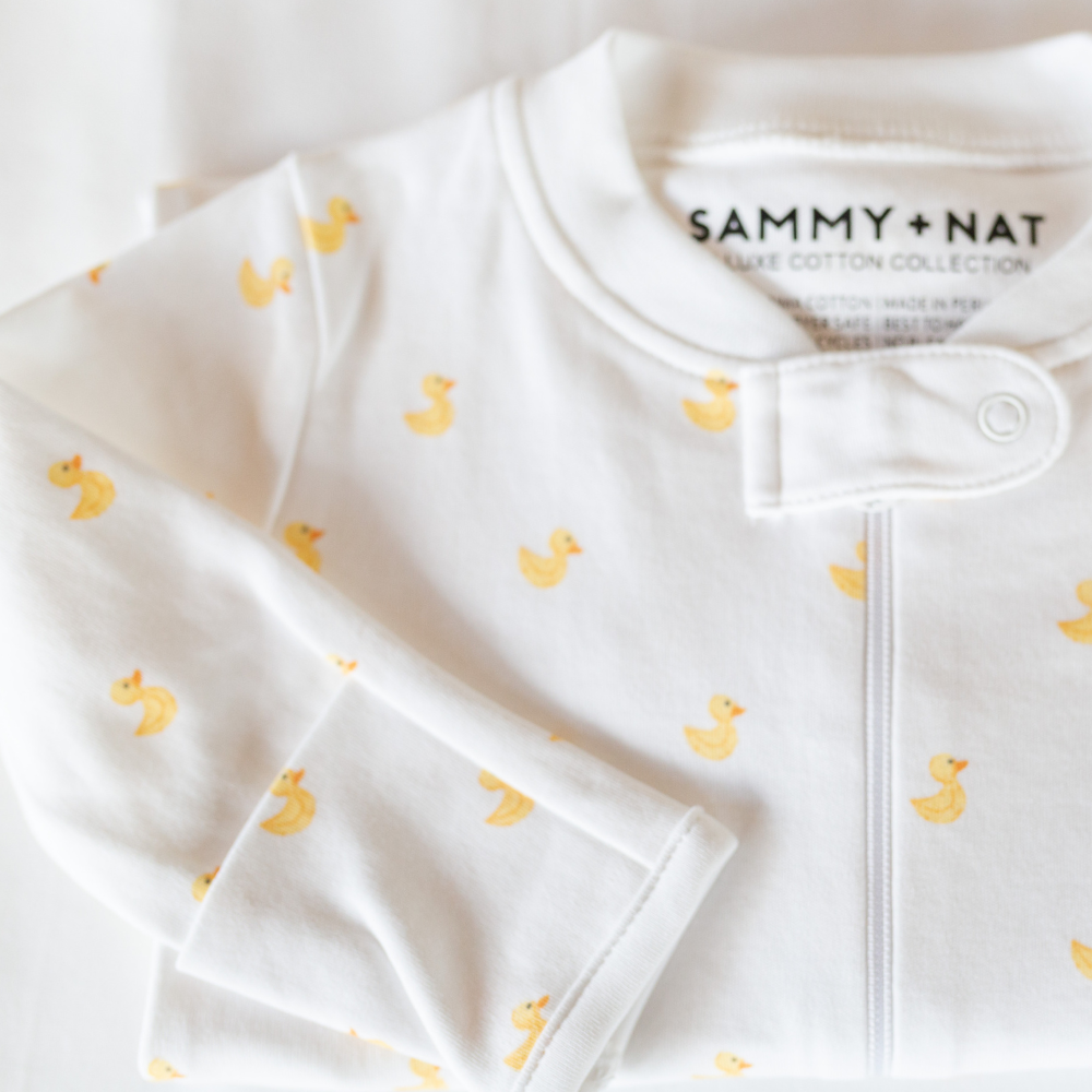 Little Duckling Zipper Romper|11806