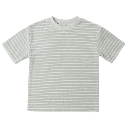 Terry Relaxed Tee Seafoam Stripe|10595