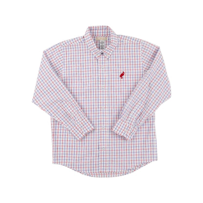 Dean's List Dress Shirt - Lake Powell Plaid/Richmond Red|11364