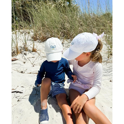 Girls' Tennis Bow Baseball Hat - white|8040