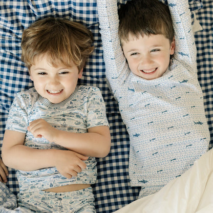 Boats Kids Short Pajama Set|8902