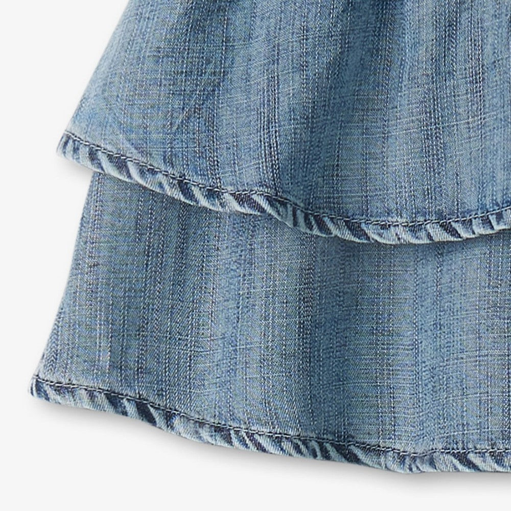 Tencel Smocked Skirt|6554