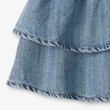 Tencel Smocked Skirt|6554