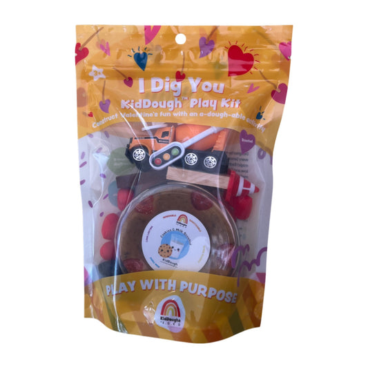 Valentines "I Dig You" Construction KidDough Play Kit