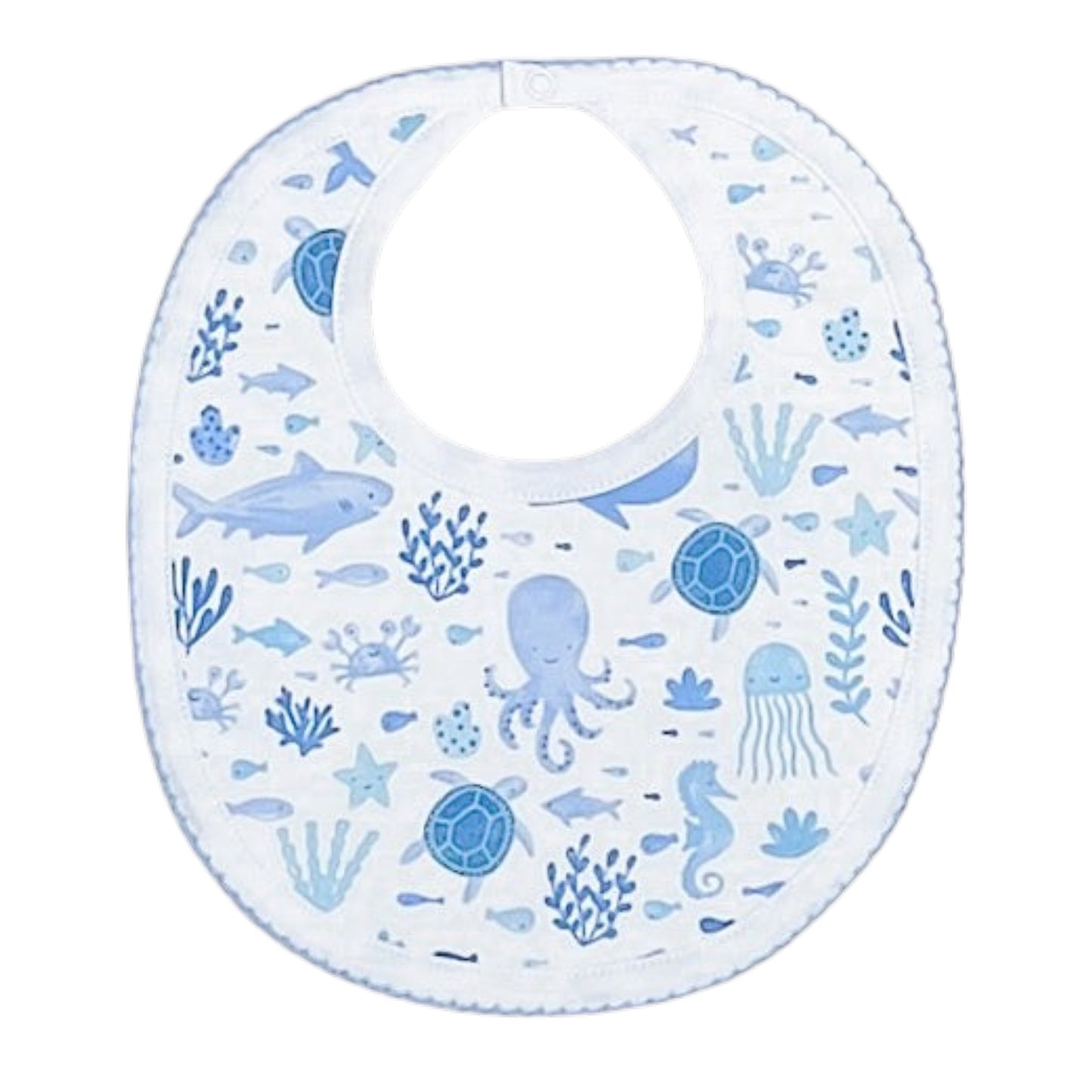 Under The Sea Bib-Blue
