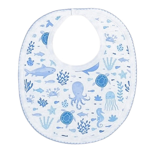 Under The Sea Bib-Blue