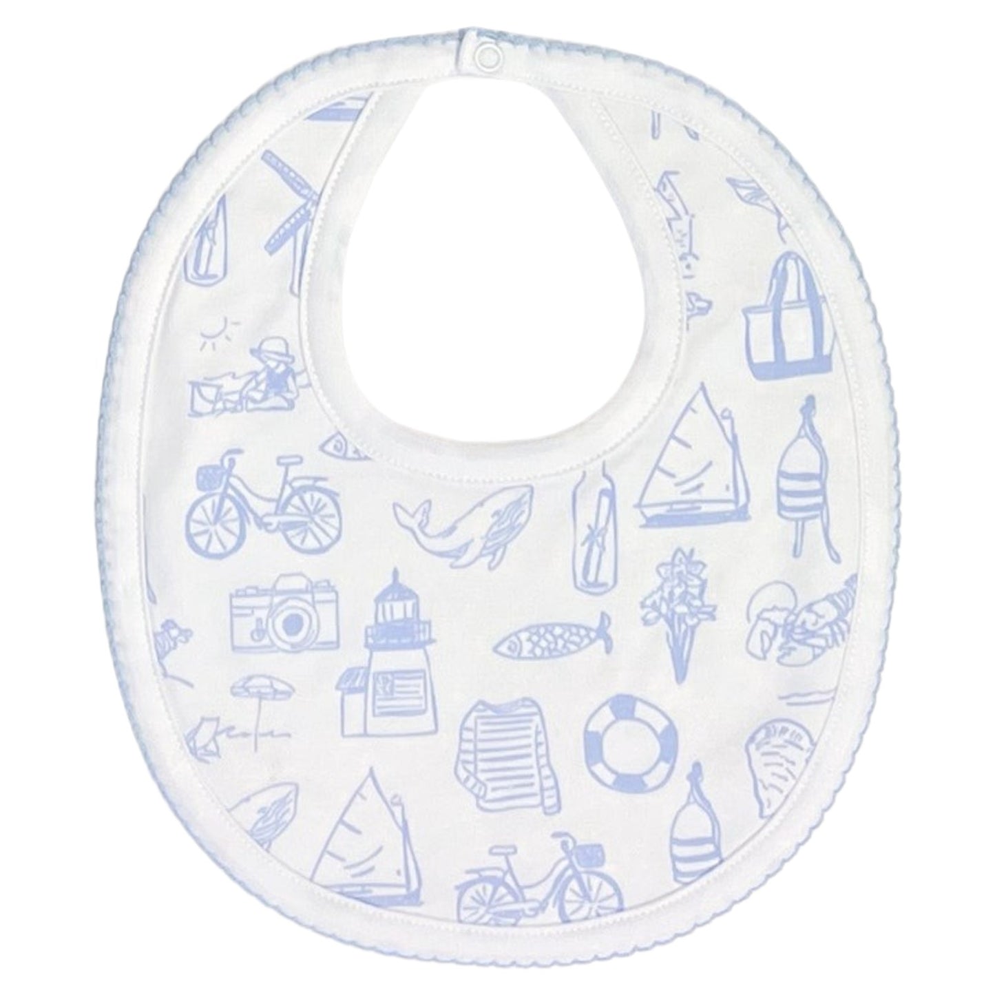 Basics Bib-Nantucket Collection-Ocean Blue