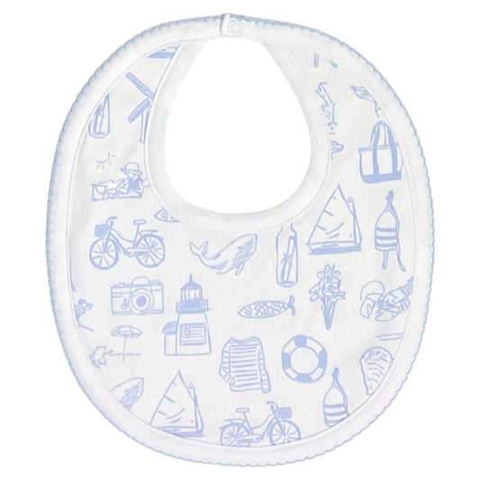 Basics Bib-Nantucket Collection-Ocean Blue