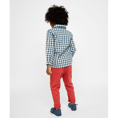 Jeffie Shirt, Blue Picnic Check|9052