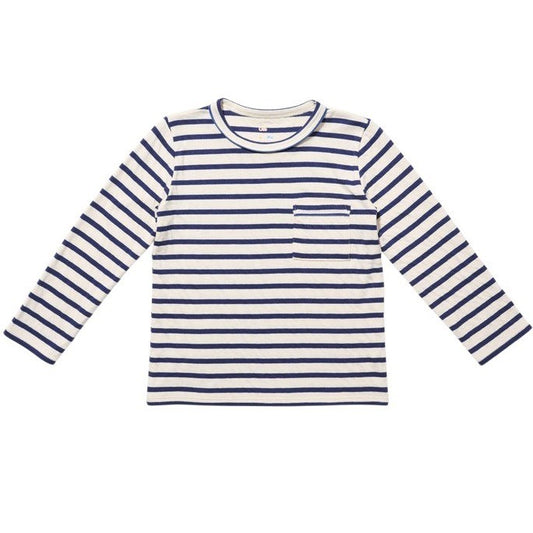 Edward T-Shirt, Navy Stripe|9466