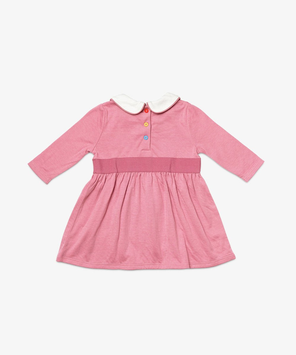 Marie Clare Baby Dress, Rose|9260