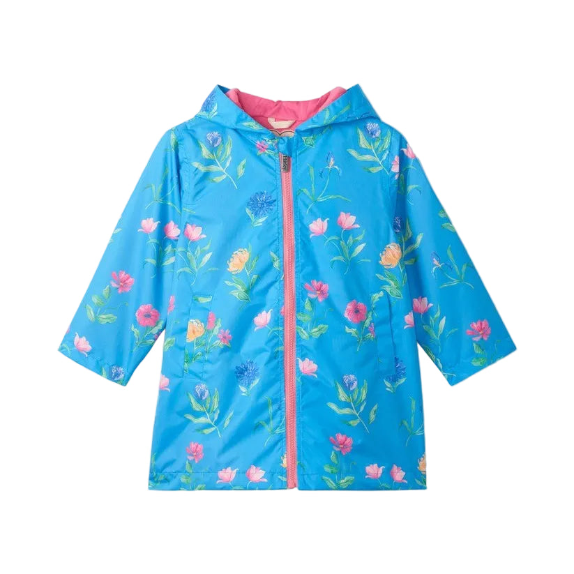 Hyper Real Floral A-Line Swing Jacket|10849