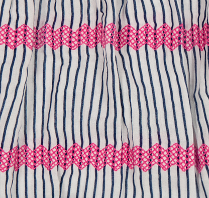 Mini Capucine Coverup- Marine Stripe|11737