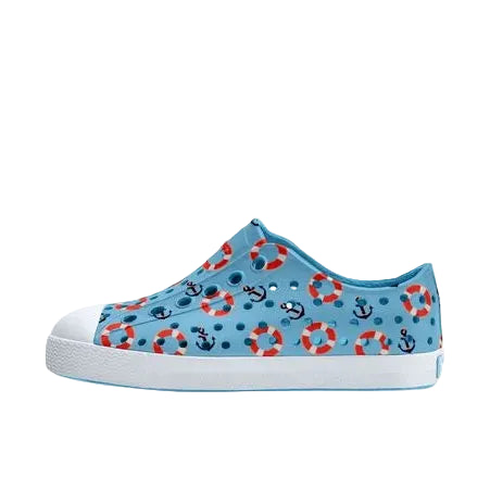Jefferson Native Shoes-Aquarius Blue/ White