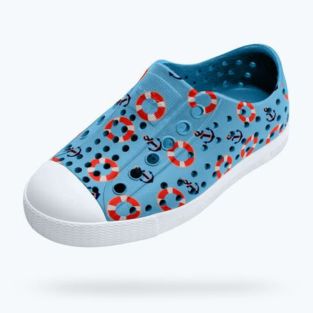 Jefferson Native Shoes-Aquarius Blue/ White