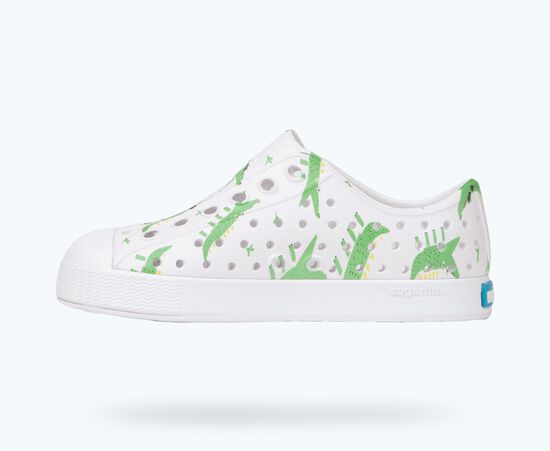 Jefferson Print Native Shoes- Alligators/ Shell White