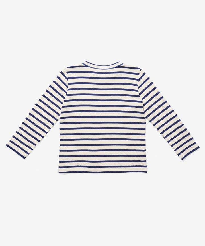 Edward T-Shirt, Navy Stripe|9468