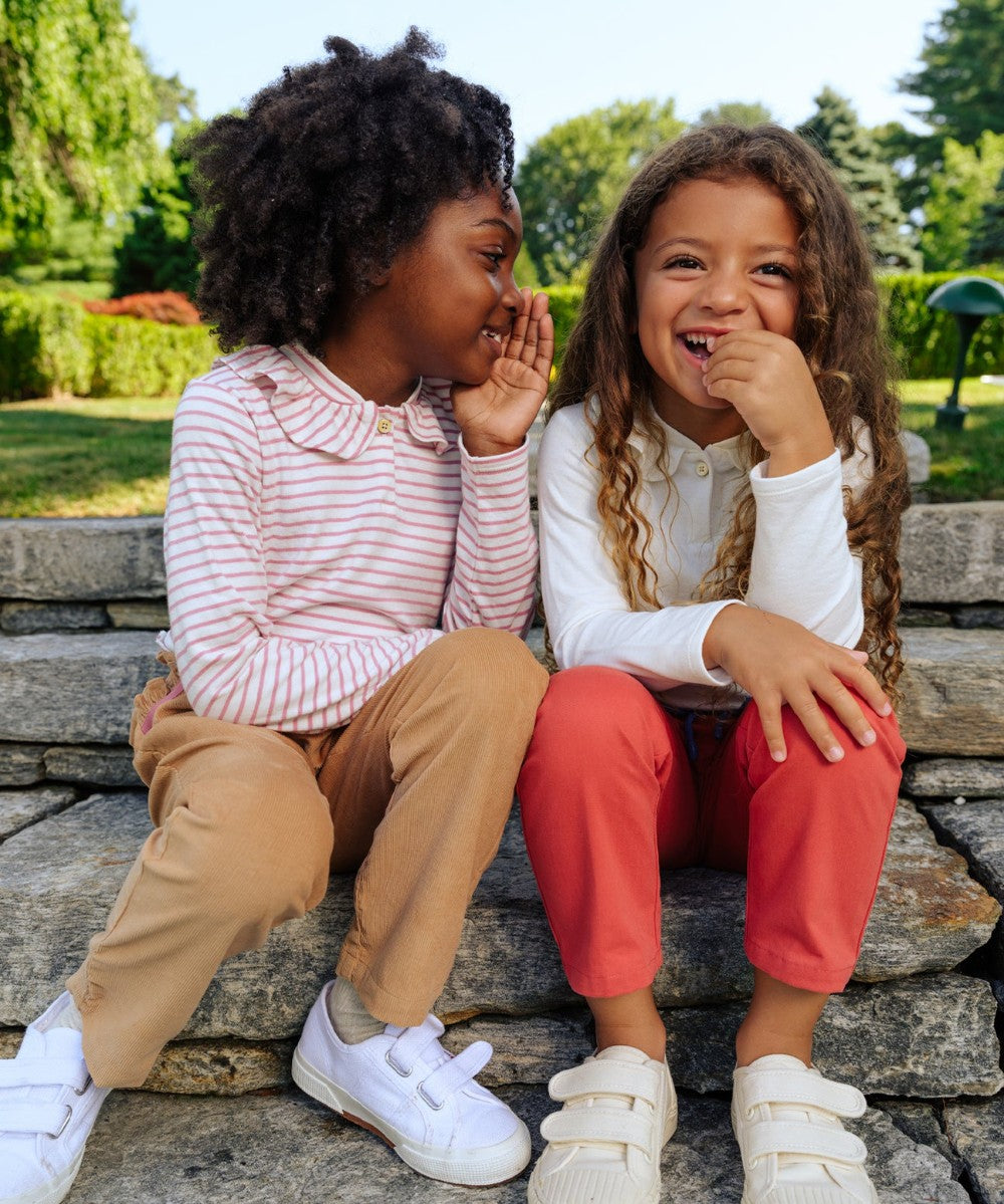 Hen T-Shirt, Vanilla Piping|9016