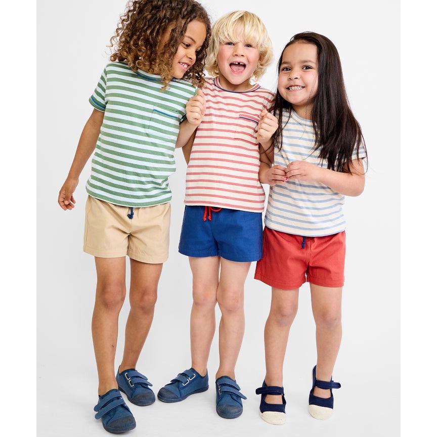 Willie T-Shirt, Nautical Red Stripe|6814