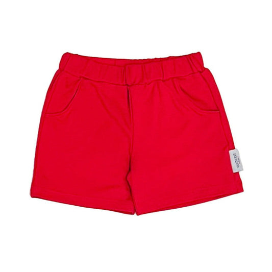 Essentials Pima Pull On Shorts-Red|11573