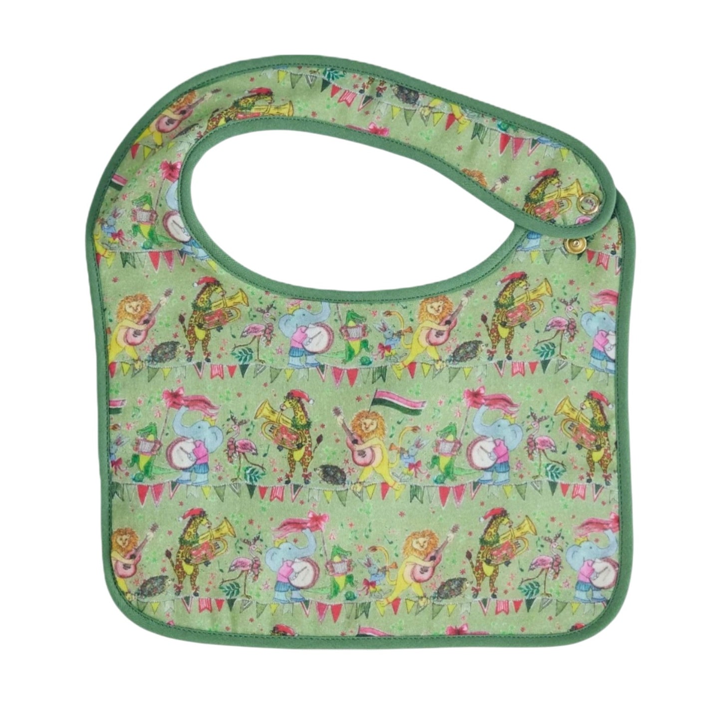 Musical Jubilee Bib in Green