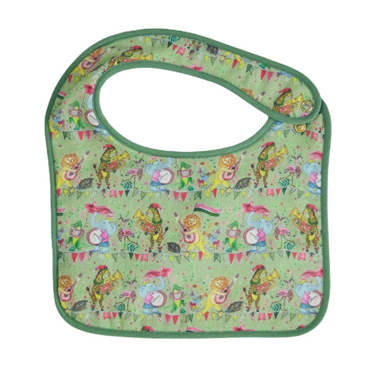 Musical Jubilee Bib in Green