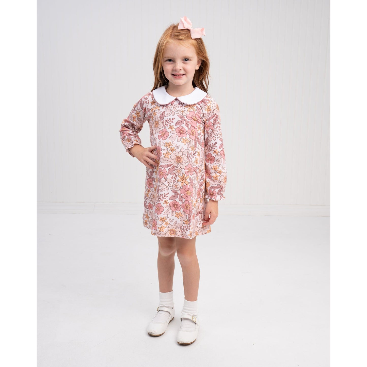 Presley Kait Blush Floral Dress