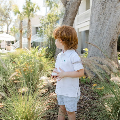Henry Short Sleeve Polo - White|8503