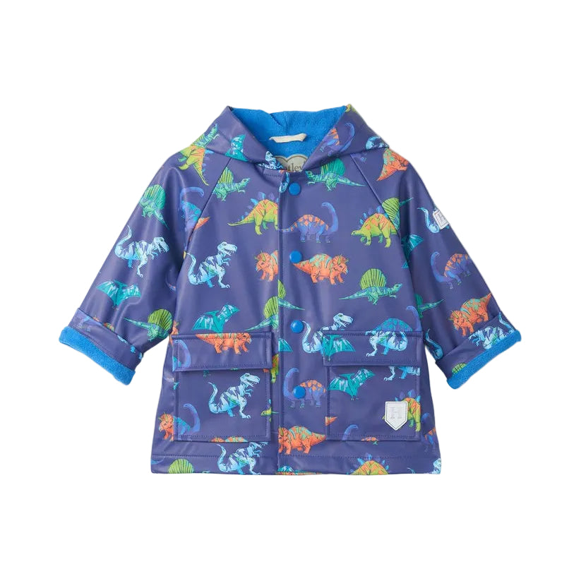 Dino Party Snap Rain Coat|11172