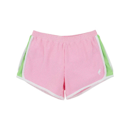 Prepletic™ Shimmy Shake Shorts - Hamptons Hot Pink Seersucker/Lexi|11703